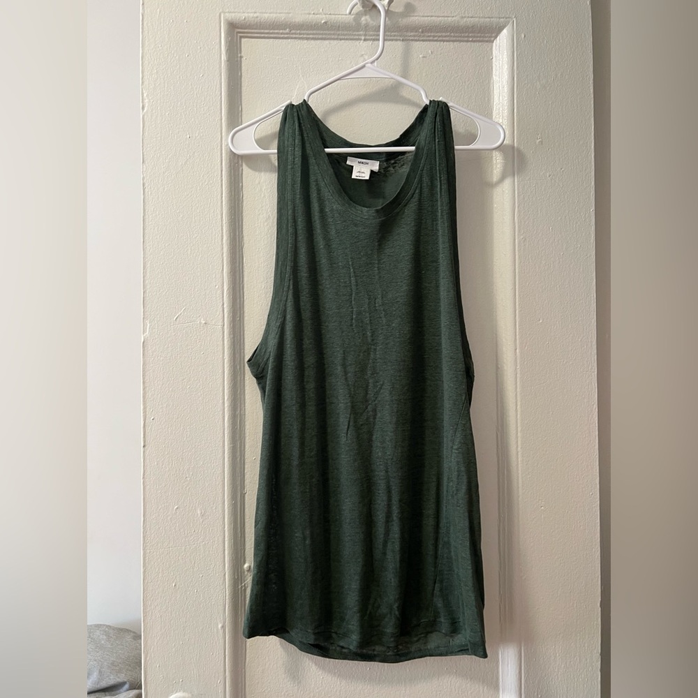 Mikoh Forest Green Tank Top